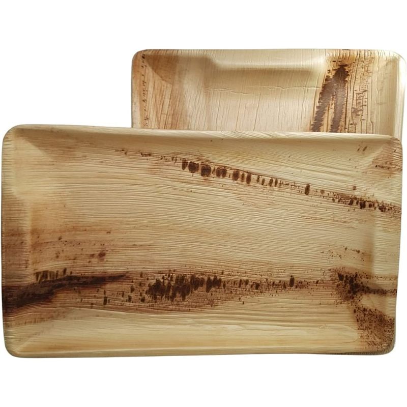 Dtocs bamboo Tray Disposable party dinnerware