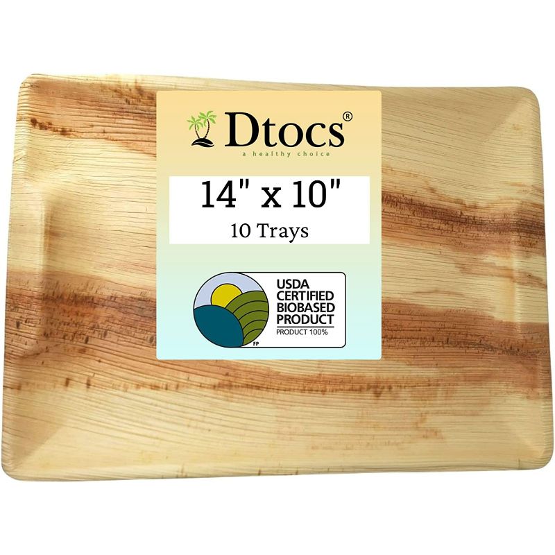 Dtocs palm leaf charcuterie board