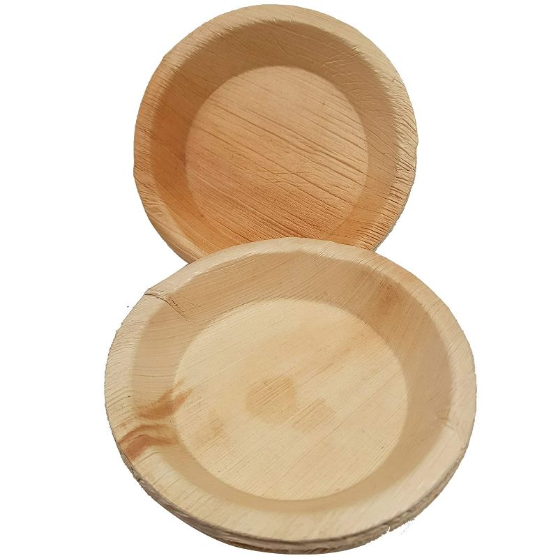 Dtocs Palm Leaf Plate 6" Round (Shallow)