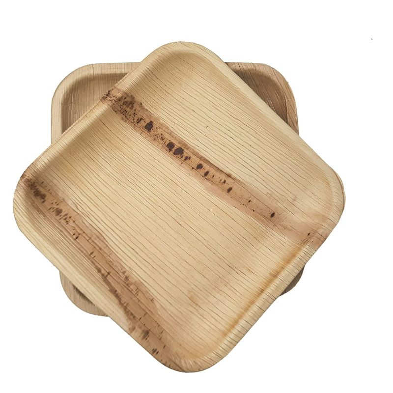 Dtocs Palm Leaf Square Microwave safe Plate