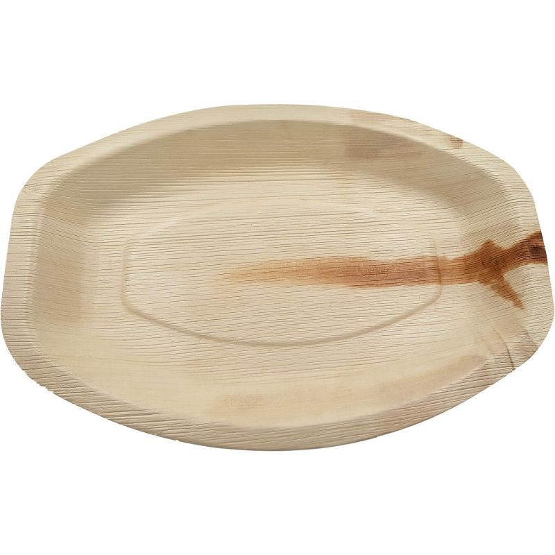 Dtocs Palm Leaf Oval Plate - 10x14 Inch Platter (25)