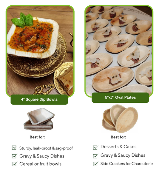 Same Eco-Friendly Plates, Now with an Even Greener Touch! 🌍✨