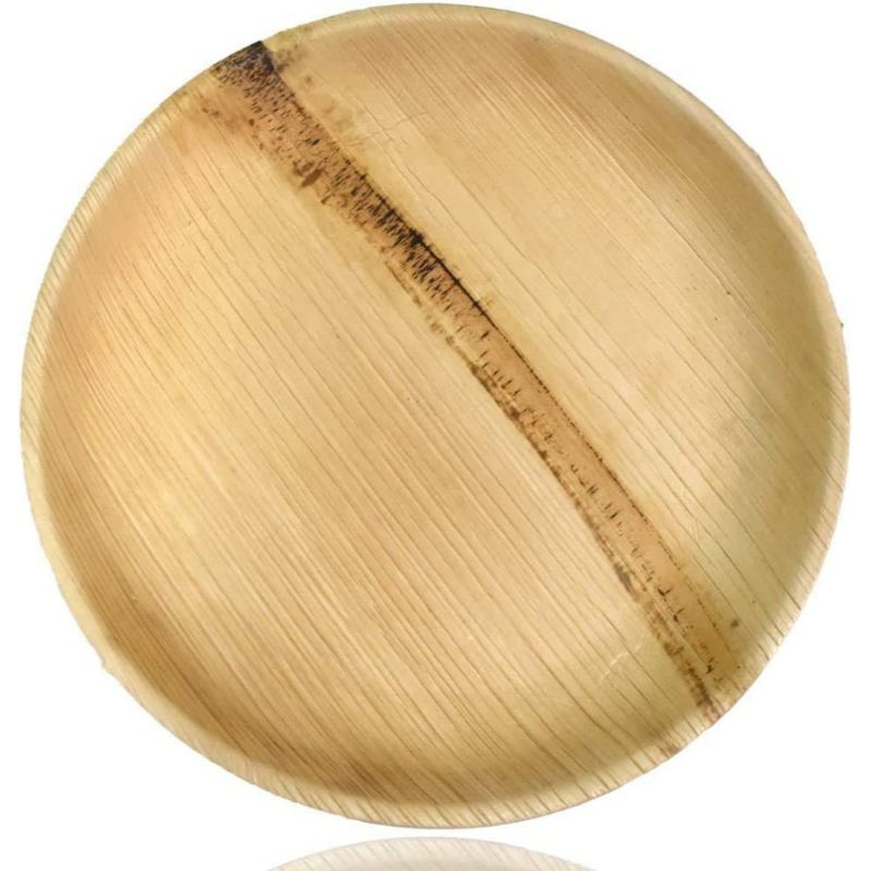 Dtocs palm leaf Round plate for Parties