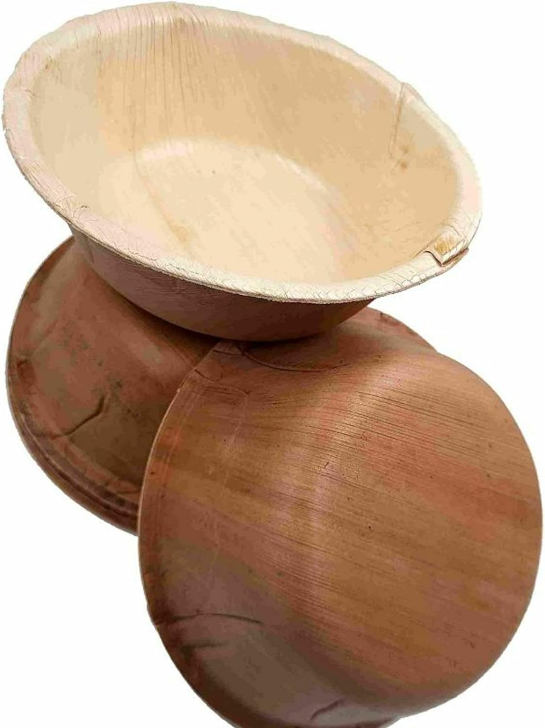 5.5" Round Disposable Bowls (50) | Palm Leaf Bowls