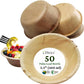 5.5" Round Disposable Bowls (50) | Palm Leaf Bowls