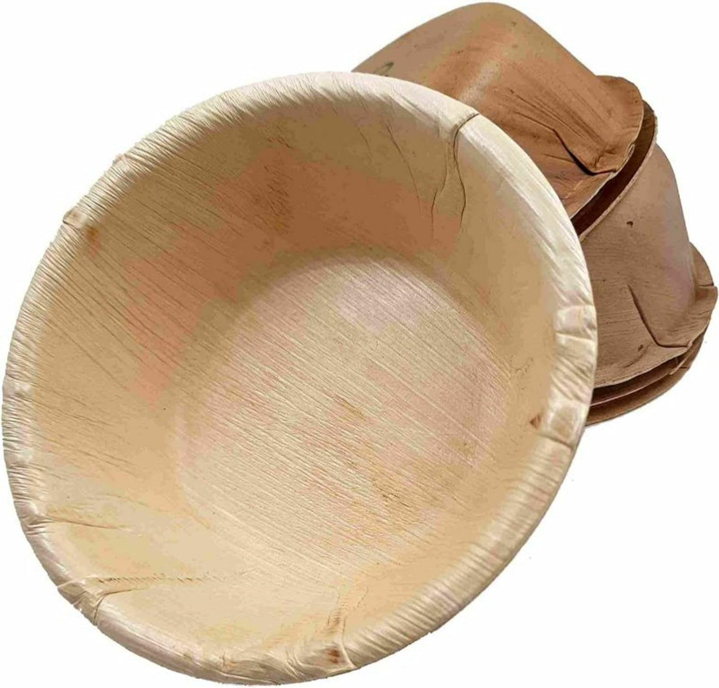 5.5" Round Disposable Bowls (50) | Palm Leaf Bowls