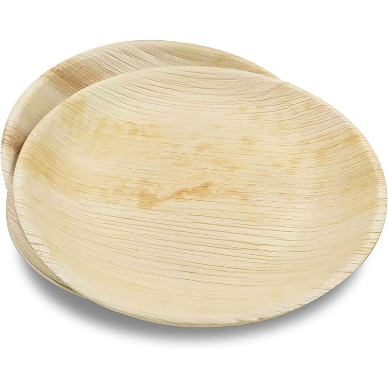 Dtocs Palm Leaf Disposable Round Plate