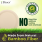 Dtocs Bamboo Fiber Plates 10 Inch Round (50 Pcs)