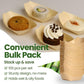 Dtocs Small Wooden Food Boat Plates 80 mm (Pack 100)