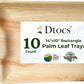 Palm Leaf Charcuterie Board 14x10 Inches (10)