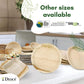 50 Sturdy 8" Round Palm Leaf Disposable Party Plates