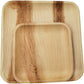 Dtocs Palm Leaf Square Plates For Parties