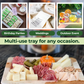 50 Sturdy Palm Leaf 7"x11" Rectangle Disposable Tray