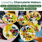 Palm Leaf Charcuterie Board 13" (10)