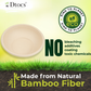 Dtocs Bamboo Fiber Disposable Bowls – 20 Oz, 50 Pk | Bamboo Round Bowl | Microwavable Bagasse Bowl like Soup, Cake, Salsa, Salad bowls