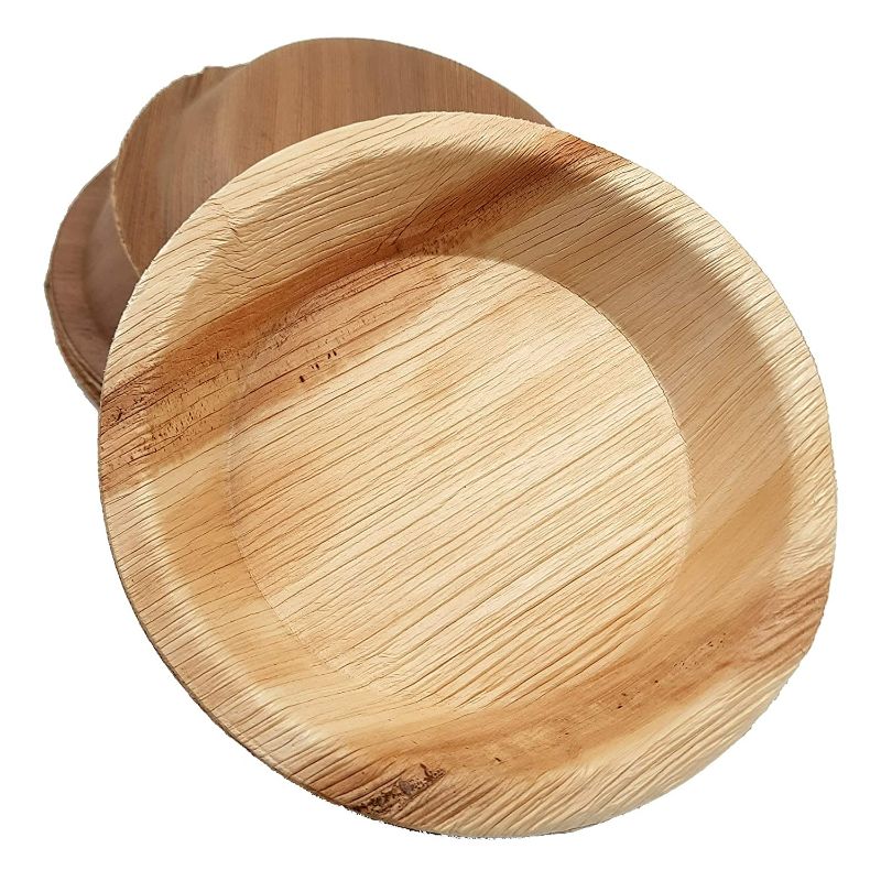 Dtocs Palm Leaf Plate 6" Round (Shallow)