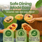 Dtocs Disposable Wooden Food Boat Plates 135mm (50 Pcs)