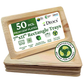 50 Sturdy Palm Leaf 7"x11" Rectangle Disposable Tray